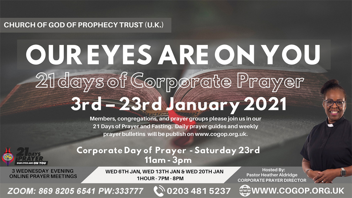 21 days of Corporate Prayer